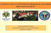 IS WHITE COAT HYPERTENSION BENIGN IN CHILDREN AND …htpaediatrics.com/wp-content/uploads/2018/02/1100-Páll-.pdf · Parati G. J Hypertens 2006; 24: 29–31. 5. Morić V.Acta Med