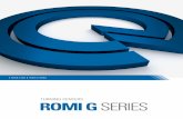 TUrNiNG CeNTerS Romi G SerieS · 2 iNNoVATioN + QUALiTY Romi: Since 1930 producing high technology. Since its foundation, the company is recognized by its focus on creating products