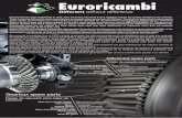Differential spare parts - tienda.iturrarte.com.artienda.iturrarte.com.ar/img/cms/EURORICAMBI.pdf · axles of trucks, buses and tractors suitable to the major world vehicle manufacturers