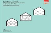 Briefing paper - Design Council · Briefing paper Community-led Design and Development: Briefing paper 1 Design for everyone: a guide to the design process. ... commissioned to produce