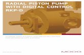 Radial Piston Pump with Digital Control RKP-D · Moog Radial Piston Pump with Digital Control RKP-D Proven Pump Technology Moog´s Radial Piston Pump product line (also known as RKP)