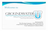 Welcome Slides- Update - etec.energy.gov · Groundwater U: Why Now? DOE, NASA, and Boeing submitteda highly technical site-wide Groundwater Investigation Report toDTSC DTSC will invite