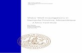 A Minor Field Study - pdfs.semanticscholar.org · Palavras-chave: perfilagem geofísica do furo, resistividade, radiação gama natural, Nampula, Moçambique . This study has been