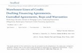 Warehouse Lines of Credit: Drafting Financing Agreements ...media.straffordpub.com/products/warehouse-lines-of-credit-drafting... · Warehouse Lines of Credit: Drafting Financing