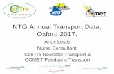 NTG Annual Transport Data. Oxford 2017. · Method • Email to transport service’s medical and nursing leads requesting activity data from 1.1.17 to 30.6.17 • Brief additional