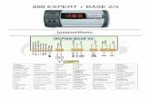  · 2/4 Italiano Protezione compressore Micro porta ... Alarme I Aux Instructions ECP200 BASE 4A 1415 ... Max defrost duration (minutes)