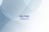 ULI101 - cs.senecac.on.cafac/uli101/live/notes/Week03.pdf · Pathnames A pathname is a fully-specified location of a unique filename within the file system The concept of a pathname