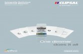 One dimmer does it all - Clipsalupdates.clipsal.com/ClipsalOnline/Files/Brochures/A0000257.pdf · 12V halogen iron-core and electronic transformers ... Electronic Transformers 350W