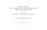 HISTORY OF THE FRANCISCAN MOVEMENT - OF...  History of the Franciscan Movement. Volume 2: From 1517