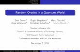 Random Oracles in a Quantum World - cs.princeton.edumzhandry/docs/talks/QROM.slides.pdf · Introduction Positive Results Conclusion Random Oracles in a Quantum World Dan Boneh1 Ozgur