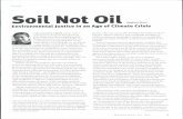 Excerpt Soil Not Oil - Seedbed · Excerpt Soil Not Oil Environmental Justic e in an Age of Climate Crisis Vandana Shiva THE CLIMATE CRISIS is at its roots a consequence of human beings