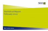 Statistical Report February 2012 · SGX Mainboard (Non S$) Volume (Million Shares) ... Value ($Million) 4,403 3,449 1,102 1,401 2,362 11,615 3,763 873 170% SGX Catalist Volume (Million