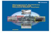 Management Guidelines For Forestry and Resource-Based … · Management Guidelines For Forestry and Resource-Based Tourism Version 1.0 July, 2001. Tourism Guidelines Working Group