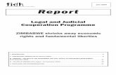 Legal and Judicial Cooperation Programme - Mouvement ... · Legal and Judicial Cooperation Programme ZIMBABWE shrinks away economic rights and fundamental liberties FIDH/2 This document