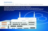 Sophos SG Series Appliances · Sophos SG Series Appliances Unleash the full potential of your network With bandwidth requirements constantly increasing, network security appliances