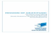 MISSION OF GRATITUDE - Episcopal Church · MISSION OF GRATITUDE: The United Thank Offering And The Good Book Club ... text that I have found useful is The Book of God by the Rev.