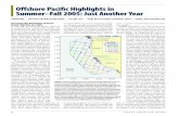 Offshore Paciﬁc Highlights in Summer–Fall 2005: Just ... · Gorda, California, to 313 km (170 nmi) west of Cape Mendo-cino, directly above the Mendo-cino Ridge. For 12 hours,