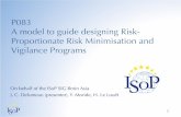 P083 A model to guide designing Risk- Proportionate Risk ... · 1 P083! A model to guide designing Risk-Proportionate Risk Minimisation and Vigilance Programs On behalf of the ISoP
