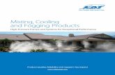 Misting, Cooling and Fogging Products - zemarc.comzemarc.com/wp-content/uploads/2018/11/MistingLoR.pdf · For more information, contact us at (763) 780-5440 • catpumps.com Cat Pumps