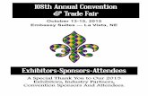 108th Annual Convention & Trade Fair · 108th Annual Convention & Trade Fair ... Ste 250 Overland Park, KS 66207 Phone ... 474-7799 Fax: tfaber@mwbc.com Booth Number(s) 64 Midwest