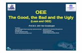 (L d OEE)(Lean and OEE) - iise.org - IIE 2010 Webinar.pdf · Founder and Coordinator of the ‘Black Belt in Lean’ training and certification program at the Ghent University (B)