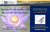 Director, Division of Education & Integrity Research ... · U.S. Office of Research Integrity Zoë Hammatt, JD, MPhil Director, Division of Education & Integrity Co-author Raju Tamot,