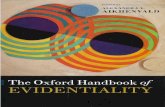 THE OXFORD HANDBOOK OF EVIDENTIALITY 51751 52326 52328... · THE OXFORD HANDBOOK OF CHINESE LINGUISTICS Edited by William S. -Y. Wang and Chaofen Sun THE OXFORD HANDBOOK OF THE WORD