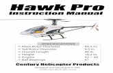 hawkpro inst S organize - Heli-Chair · Instruction Manual SPECIFICATIONS Main Rotor Diameter 49.5 in. Tail Rotor Diameter 9.3 in. Overall Length 46 in. Height 16.2 in. Engine 32