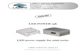 LED POWER rgb - LAMPO SRL · LED POWER rgb LED power supply for mini series ... following the instructions of this manual. ... BELDEN 8227 20 100 BELDEN 8162 24 100