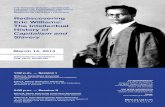 Rediscovering Eric Williams: The Intellectual Williams-Fernand Braudel... · “Eric Williams and the Genesis of the Anti-Federation Movement in Jamaica” 3:00 p.m. — Session II