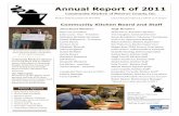 Annual report of 2011 · Annual Report of 2011 Partner Agencies ... David & Elnora Gallahue David & Gail Weaver ...
