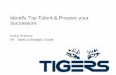 Identify Top Talent & Prepare your Successors - JOC Events · Identify Top Talent & Prepare your Successors Amber Braband VP, Talent & Strategic Growth