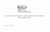 DAVENPORT STORMWATER MANUAL - Bettendorf.com · 4 Foreword The purpose of this document is to provide a centralized location to find materials related to the City of Davenport stormwater