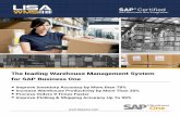 The leading Warehouse Management System for SAP …Comprehensive WMS Solution Whether you are running a single distribution center, or multiple sites, LISA WMS is the key to streamline