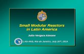 Small Modular Reactors in Latin America - LAS/ANSlas-ans.org.br/PDF2014/Panel 2 - Julio Vergara - July21 1500-1730.pdf · Small Modular Reactors in Latin America Julio Vergara Aimone