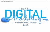 HORIZONT DIGITAL-MARKETING DIGITAL DAS THEMA · HORIZONT DIGITAL-MARKETING / Agenda 2 Digital-Marketing-Themen in den HORIZONT-Medien 2017 HORIZONT wird auf breiter Front noch digitaler!