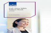Full-time MBA Talent Book 2019 - wbs.ac.uk · 4 Full-time MBA Talent Book 2019 warwickmba.com 5 Full-time MBA, for the world-class Warwick Business School is one of the UK’s top