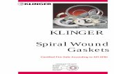 mounting instructions - KLINGER Catalogue with new IR-15.10.10.pdf · Summary of the eight versions of KLINGER SWGs, the design principle, materials and mounting instructions. KLINGER