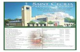  · escuela de Santa Cecilia, ... yr. CECILIA NOVENA Rosary 7 pm and Mass immediately following: Rosario 7 pm y misa in media tam ente después: November 14