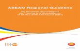 ASEAN Regional Guideline · reasons underlying these variations and amongst them the main reasons are lack of a consensus definition of SBA by AMS and lack of accreditation system