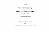 Veterinary Neurobiology - Universidade Federal de Minas Geraisdepto.icb.ufmg.br/dmor/mof007/artigos/NeuroLectNotes.pdf · 2004 Veterinary Neurobiology (CVM 6120) Class Notes by Alvin