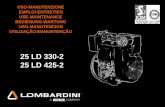 25 LD 330-2 25 LD 425-2 - riberirettifica.it · fuel and oil conform to the technical characteristics indicated in this manual. ... ajuste y limpieza inyectores - t aradura e limpeza