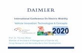 International Conference On Electric Mobility Vehicle Innovation ...2013.konferenz-elektromobilitaet.de/programm/vortraege/Weber.pdf · Vehicle Innovation: Technologies & Concepts