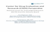 Center for Drug Evaluation and Research (CDER) Perspective · Assay (CiPA) initiative – Humanized mouse models (immune and liver) – Genomic (microRNA) biomarkers for ... Slide