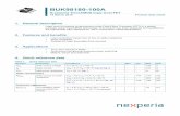 BUK98180-100A - Nexperia · BUK98180-100A N-channel TrenchMOS logic level FET 16 March 2016 Product data sheet 1. General description ... 1000 1200 10-2 10-1 1 10 102 VDS(V) C(pF)