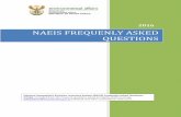 NAEIS FREQUENLY ASKED QUESTIONS · 2016 NAEIS FREQUENLY ASKED QUESTIONS National Atmospheric Emission Inventory System (NAEIS) Frequently Asked Questions (FAQs): Complied from the