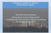 TOWARDS A MEGACITY PROJECT IN SÃO PAULO BRAZIL … IIIa... · Maria de Fatima Andrade . Atmospheric Sciences Department . Instituto de Astronomia, Geofísica e Ciências Atmosféricas