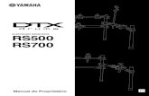 ELECTRONIC DRUM RACK RS500 RS700 - Yamaha Corporation · Skeifan 17 P.O. Box 8120, IS-128 ... THE PEOPLE’S REPUBLIC OF CHINA Yamaha Music ... • Se este produto for usado com um