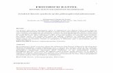 Friedrich Ratzel: synthesis of the philosophical fundamentalsrevistapandorabrasil.com/.../tematica_livre/friedrich_ratzel.pdf · 2 Revista Pandora Brasil – Artigos - ISSN 2175-3318