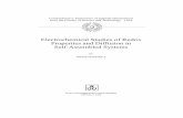 Electrochemical Studies of Redox Properties and Diffusion ...165240/FULLTEXT01.pdf · Electrochemical Studies of Redox Properties and Diffusion in ... DoTAC dodecyl trimethyl ammonium
